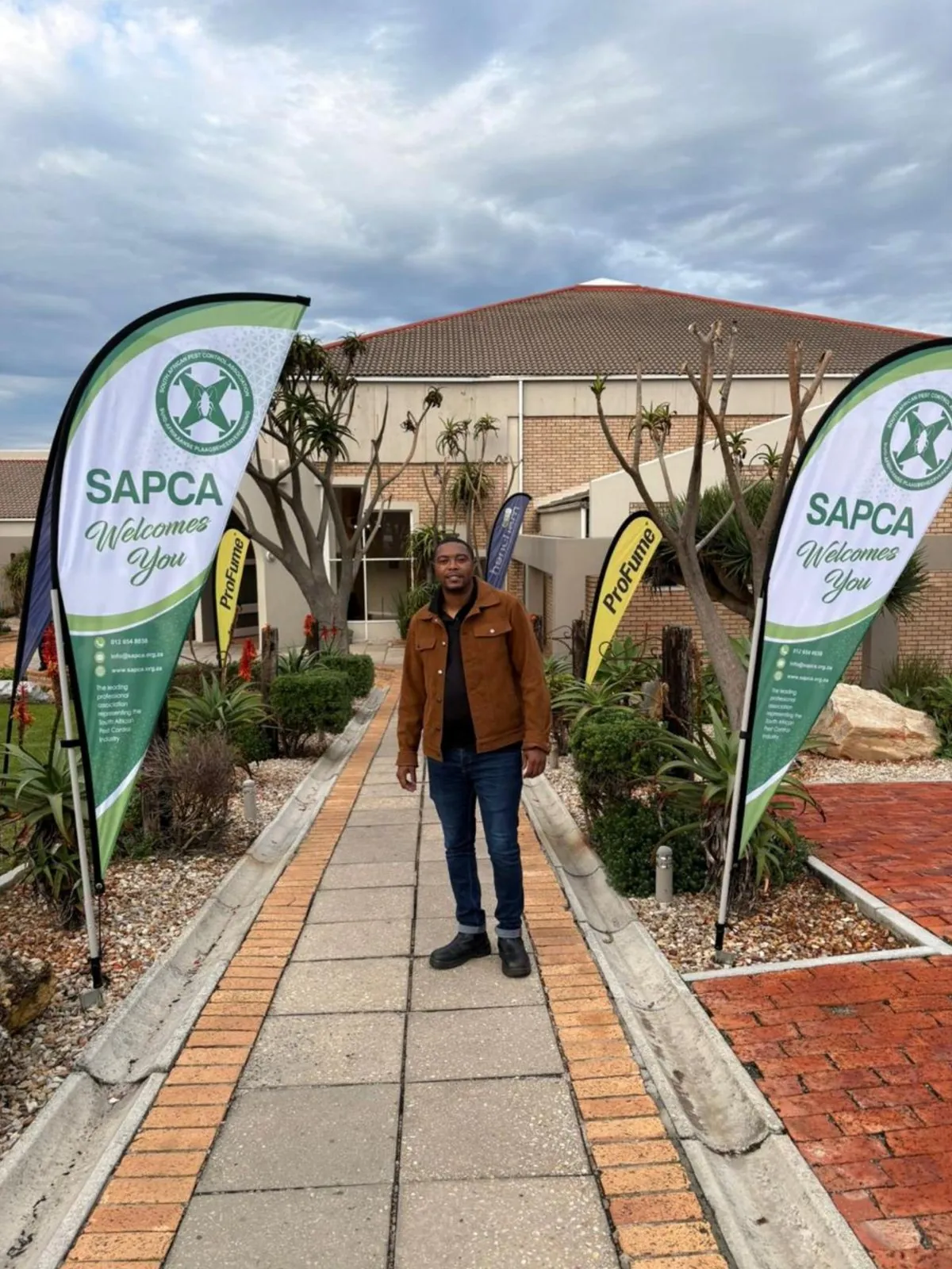 ASC Pest Control representative at a SAPCA industry event